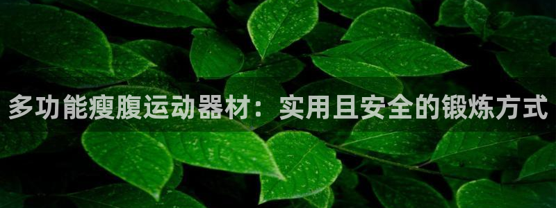 熊猫体育官网下载平台是正规平台吗：多功能瘦腹运动器材